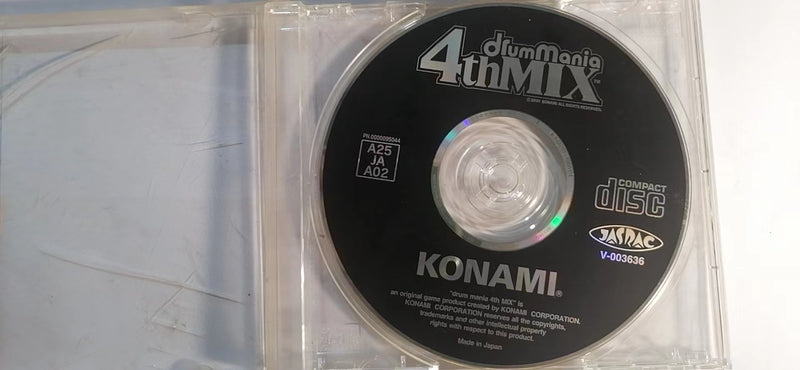 konami cd-rom Drum Mania 4th Mix  disc only