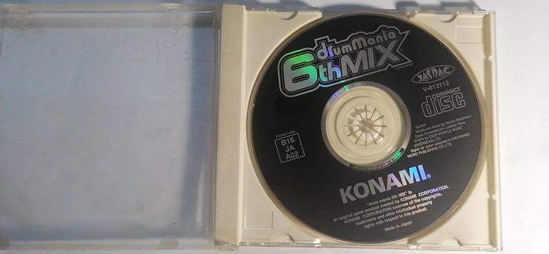 konami cd-rom Drum Mania 6th Mix disc only,