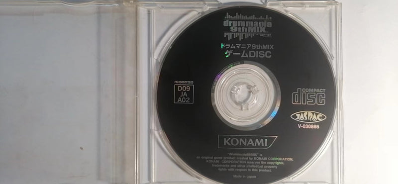 konami cd-rom Drum Mania 9th Mix disc only