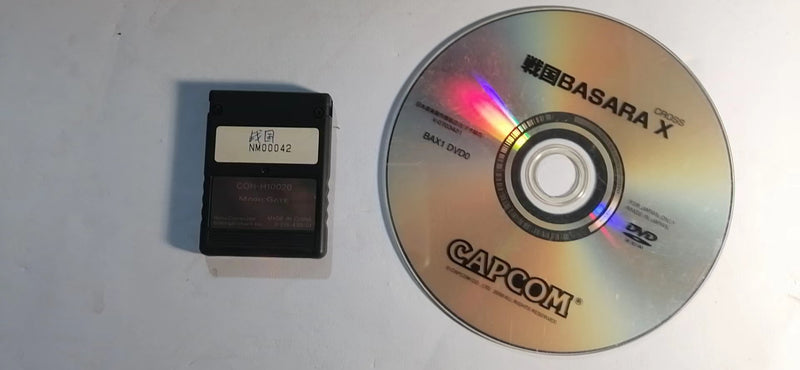 capcom  system 246 Sengoku basara X game disc w/key