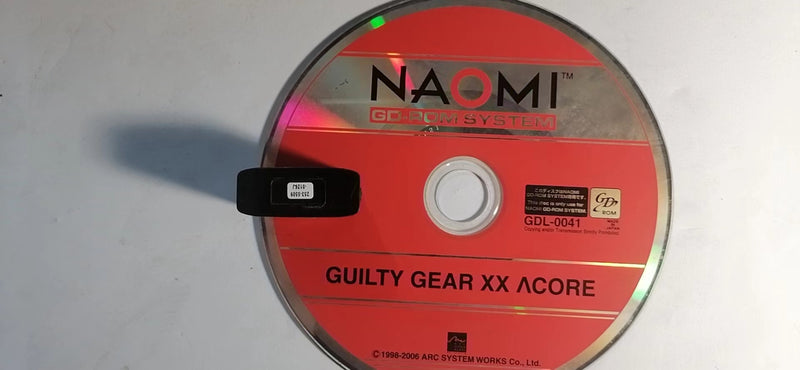 Naomi  Guilty Gear XX Accent Core disc w/key