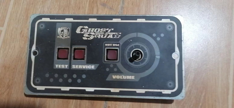 SEGA GHOST SQUAD TEST AND SERVICE BUTTON PANEL