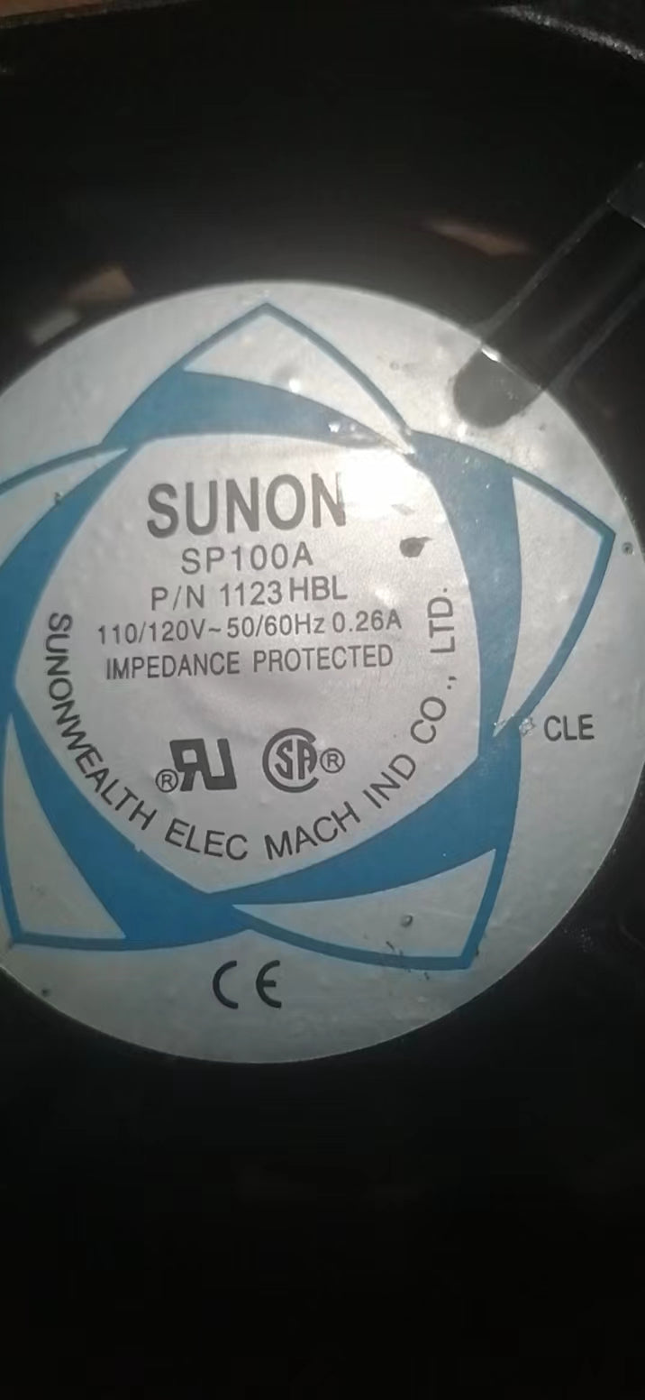 SEGA outrun 2 , initial D  machine  fan  (SUNON model SP100.110V-120V )  working