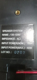 Sega  LINDBERGH  cabinets  speaker system 130-5260 working