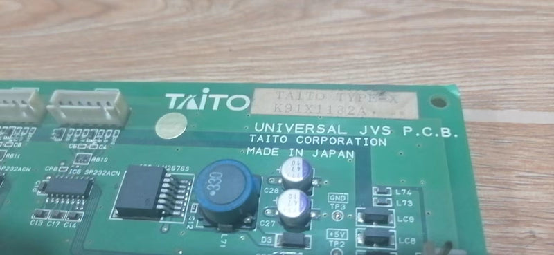 Taito Type x2  Universal-JVS I/O K91X1132A For Wacky Races ARCADE working