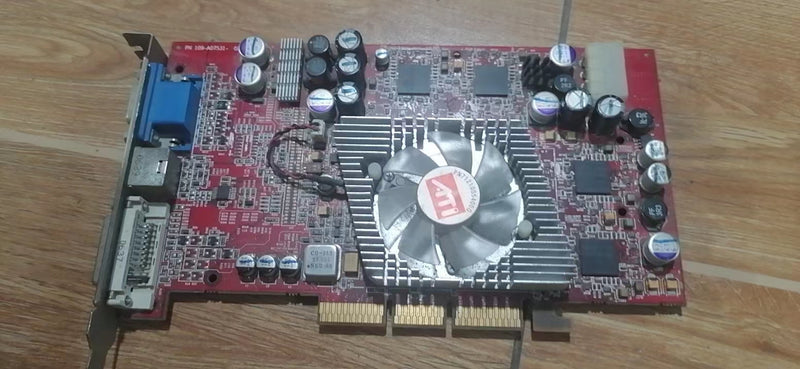 USED ATI Radeon 9800 Pro 128M AGP 109-A07531 Video card  WORKING