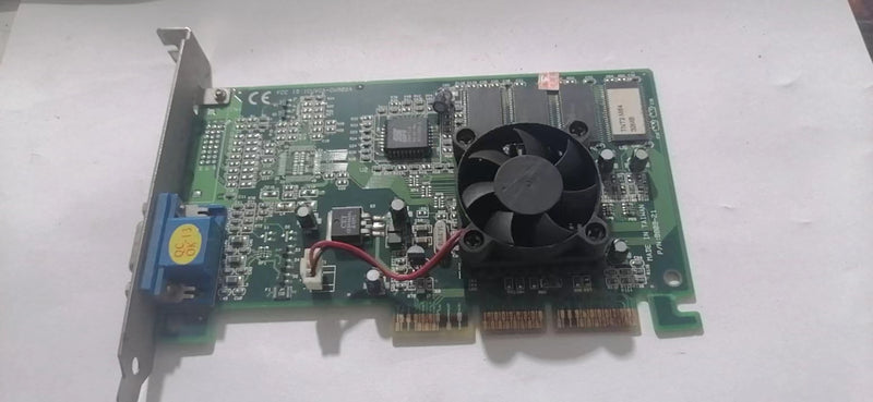 USED ICUVGA-GW909A 9909-21 Video Card Gainward Nvidia Vanta 8mb AGP WORKING