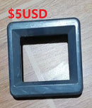Original Asahi Seiko Coin door reject / return bezel 55x55mm.