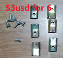 lot 6  arcade door fixed buckle w/screws.